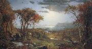 Jasper Cropsey Autumn on the Hudson River Spain oil painting artist